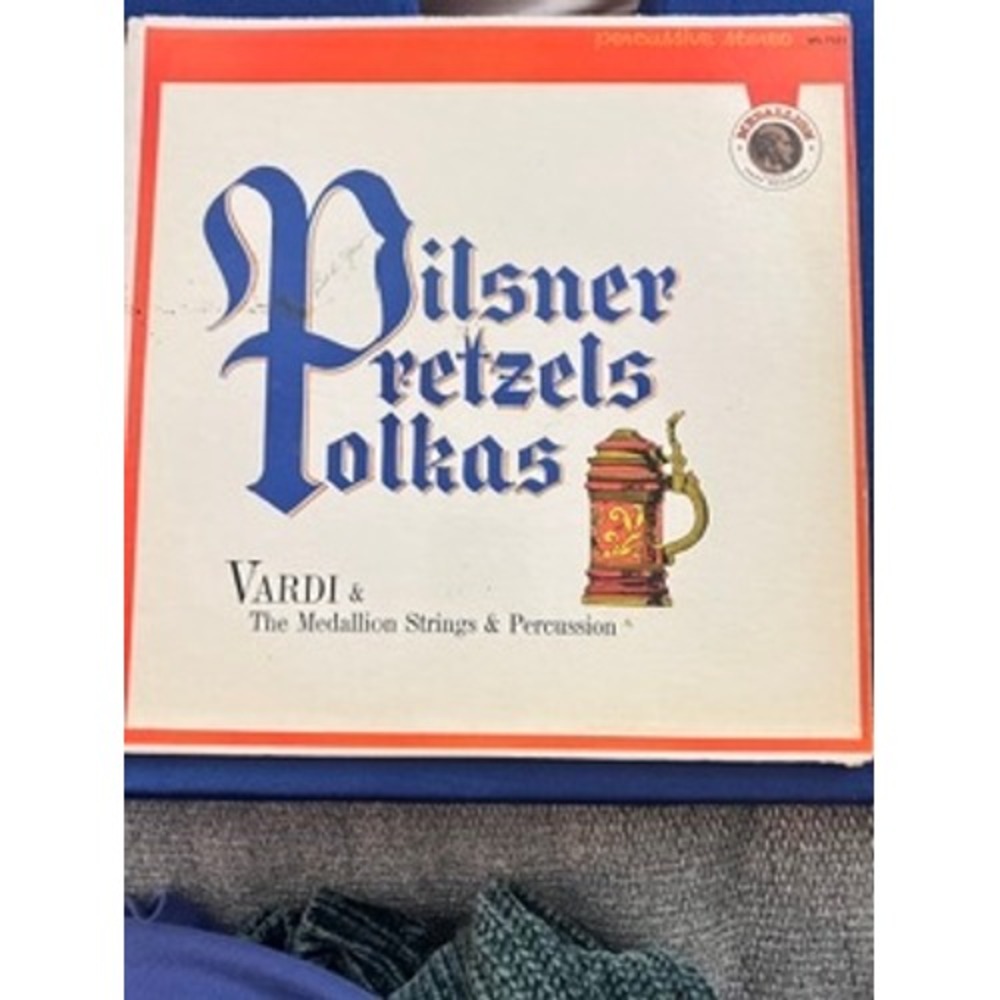 Vardi & The Medallion Strings Pilsner Pretzels Polkas Vinyl LP Kapp MS-7521 1961